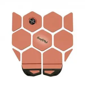 Hex Tail Pad | Coral/Black