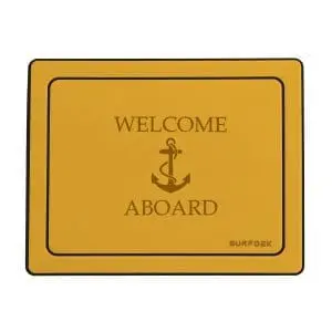 Boarding Mat | Welcome Aboard & Anchor