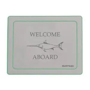 Personalised Boarding Mat | Custom Text & Swordfish