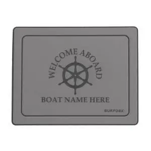 Personalised Boarding Mat | Custom Text & Wheel
