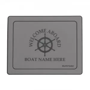 Personalised Boarding Mat | Custom Text & Wheel