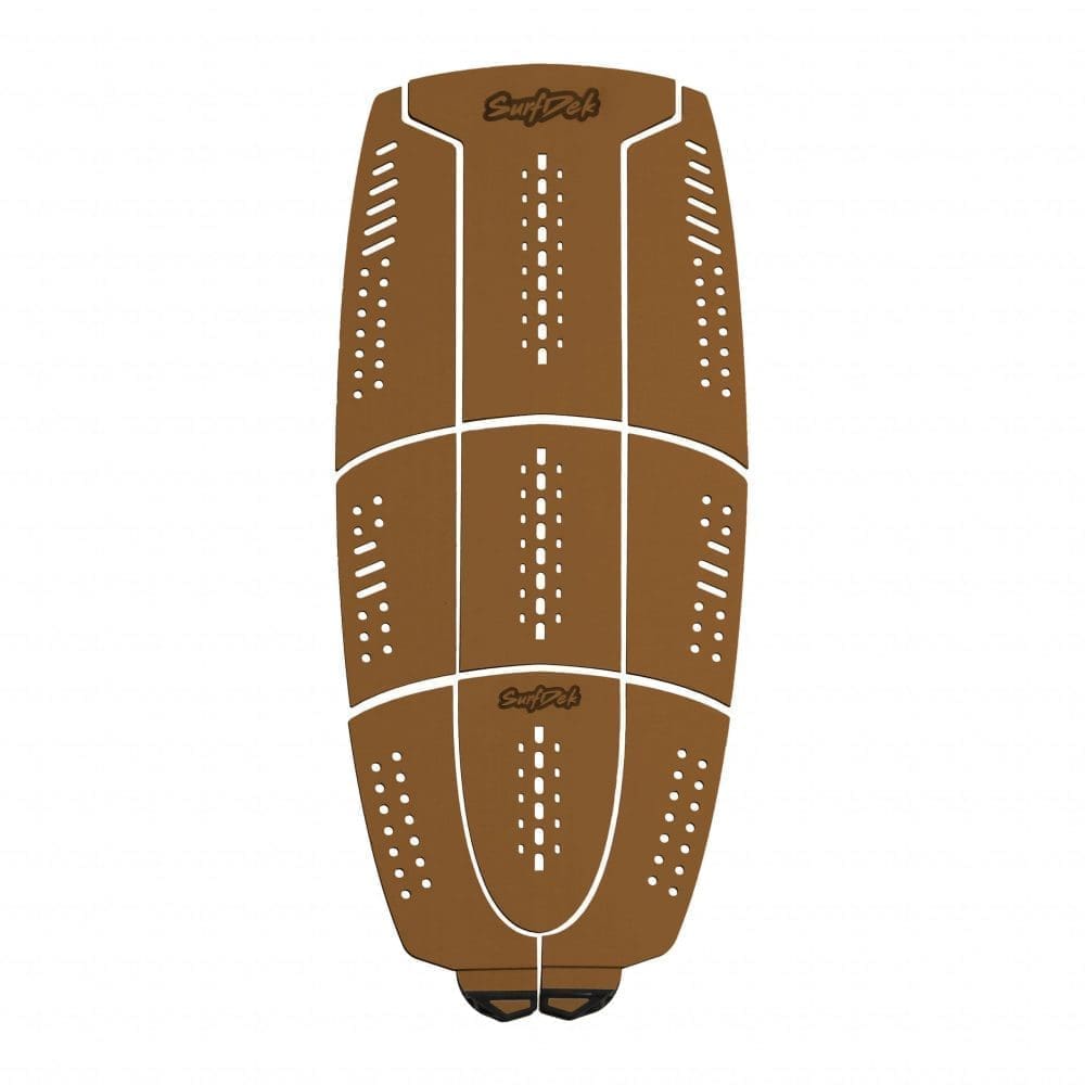 hydrofoil_wake_surf_traction_pad_9_piece_teak hydrofoil_wake_surf_traction_pad_9_piece_teak